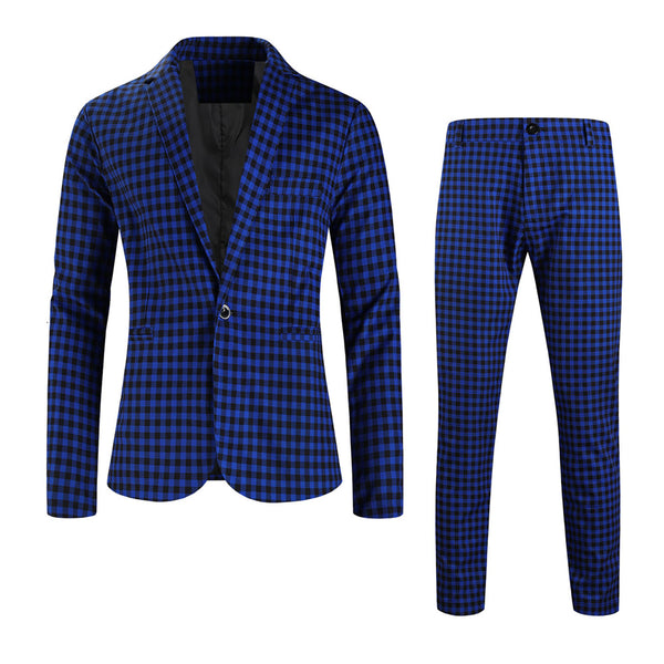 Men’s Plaid Suit #2TZ6032