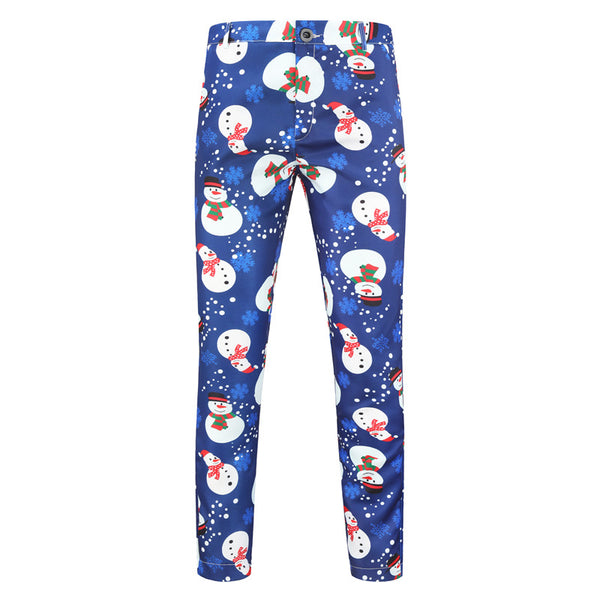 Men's Christmas Printed Pants #XK23