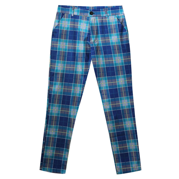 Men's Retro Plaid Pants #XK6029
