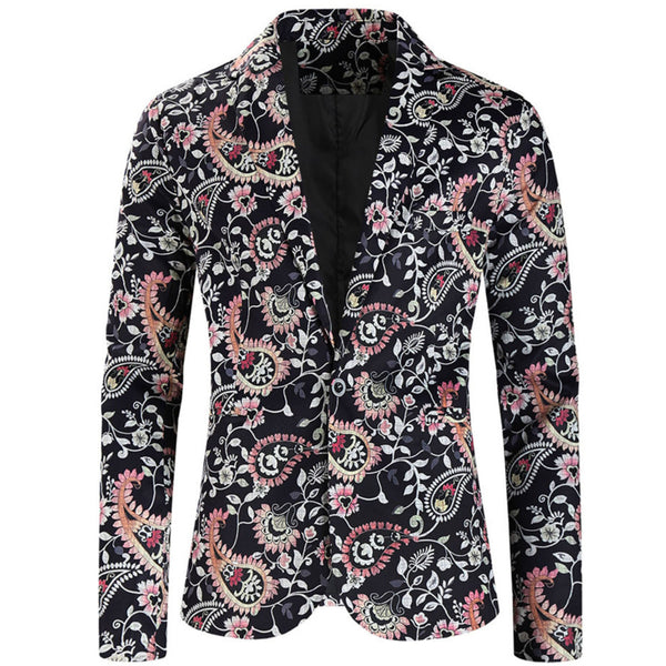 Men’s Flower Blazer #X313