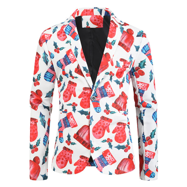 Men's Stylish Printed Blazer #X30