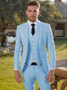 Elegant men's formal three-piece suit showcasing modern tailoring and sophisticated style