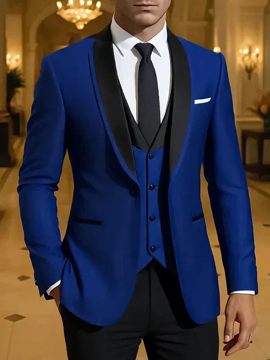 Contrast Lapel Tuxedos: Redefining Black-Tie Elegance with Modern Sophistication