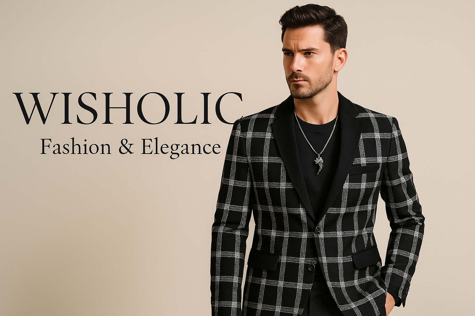 The Modern Gentleman's Guide: Wisholic's Fashion & Elegance Blazer