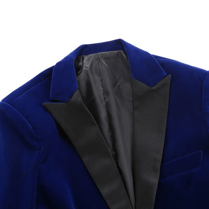 Men's Velvet Blazer  #S8028-1