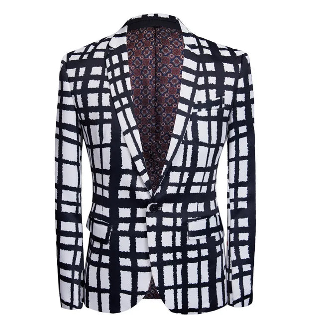 Men's Drawing Stripes Suit  #M8023
