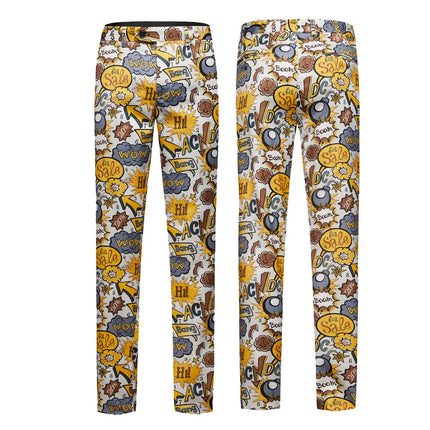 Men's Comic Print Suit  #M8032