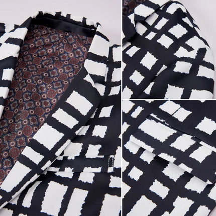 Men's Drawing Stripes Suit  #M8023