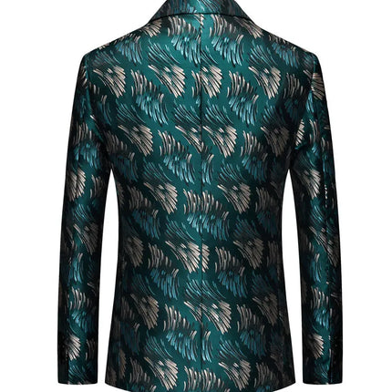 Men's Abstract Pattern Blazer  #S8186