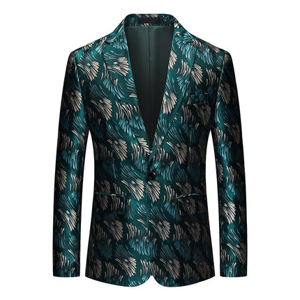 Men's Abstract Pattern Blazer  #S8186