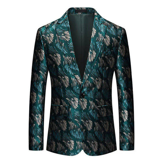 Men's Abstract Pattern Blazer  #S8186