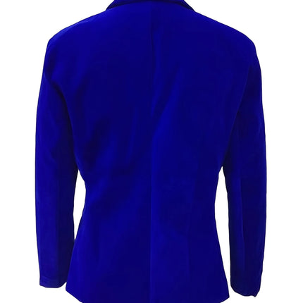 Men's Velvet Blazer #25627022 - Blazers | Blue / M