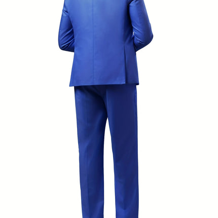 Men's Formal 2pcs Suit #25062390 - Suits | Blue / XS