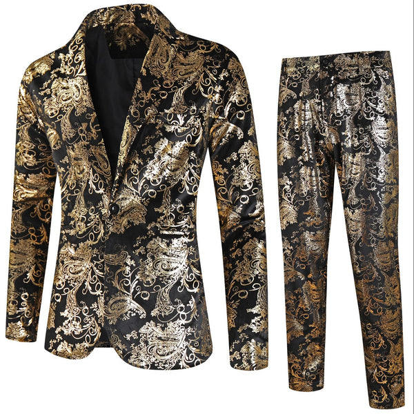 Men's Royal Gilded Suit #2TZ-XX2590