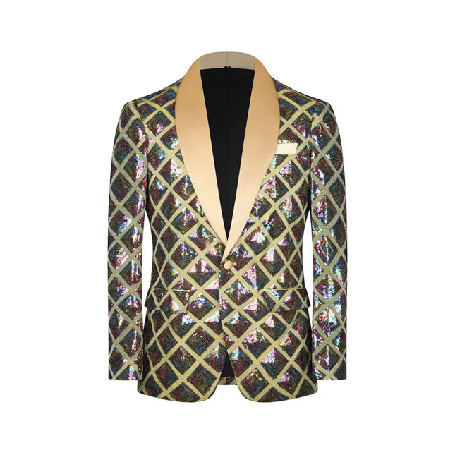 Men's Radiant Mosaic Tuxedo  #S8589