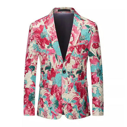 Men's Floral Symphony Blazer  #S8520