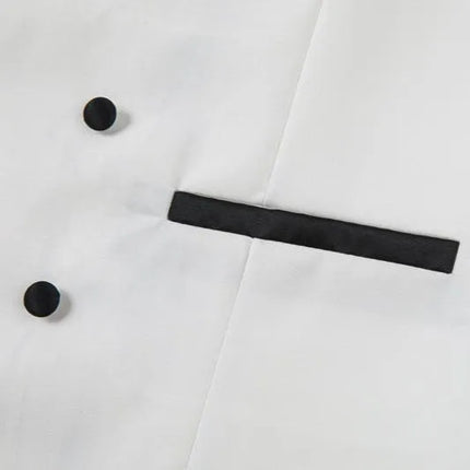 Men's 3 Piece Classic Shawl Collar Suit #S8585 - Pants | White / XS
