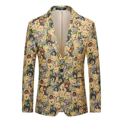 Men's Vintage Bear Blazer  #S8303