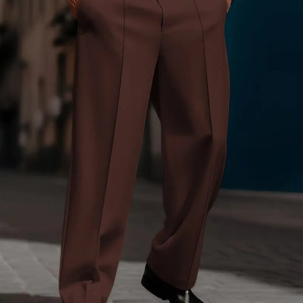 Men's Loose Casual Pants #25061351 - Pants | Maroon / M