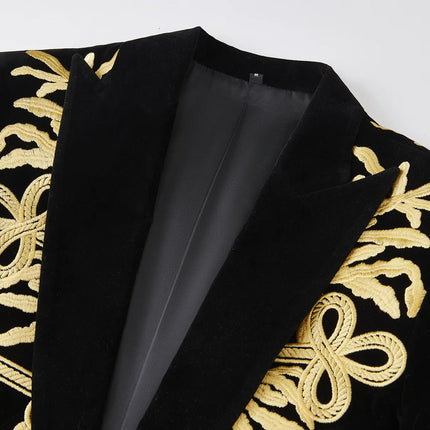 Men's Exquisite Embroidered Blazer  #S8567