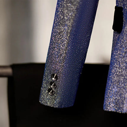Men's Shimmering Blue Suit  #S8571