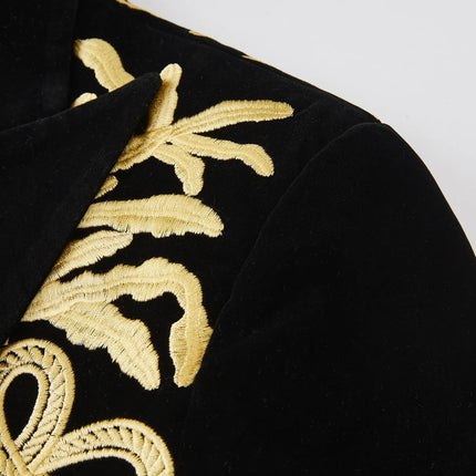 Men's Exquisite Embroidered Blazer  #S8567