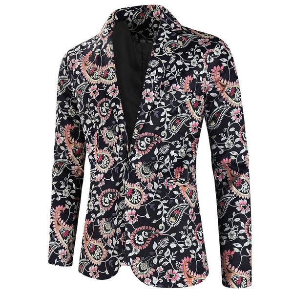 Men’s Flower Blazer #X313
