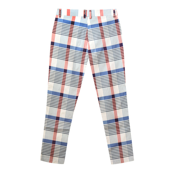 Men's Elegant Plaid Suit Pants #XK6023