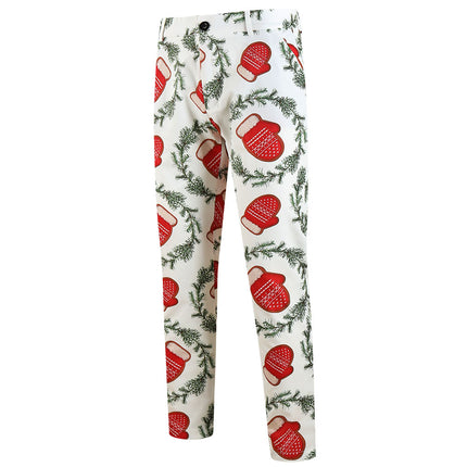 Men's Christmas Gloves Pants #XK651 - Pants | Multicolour / M