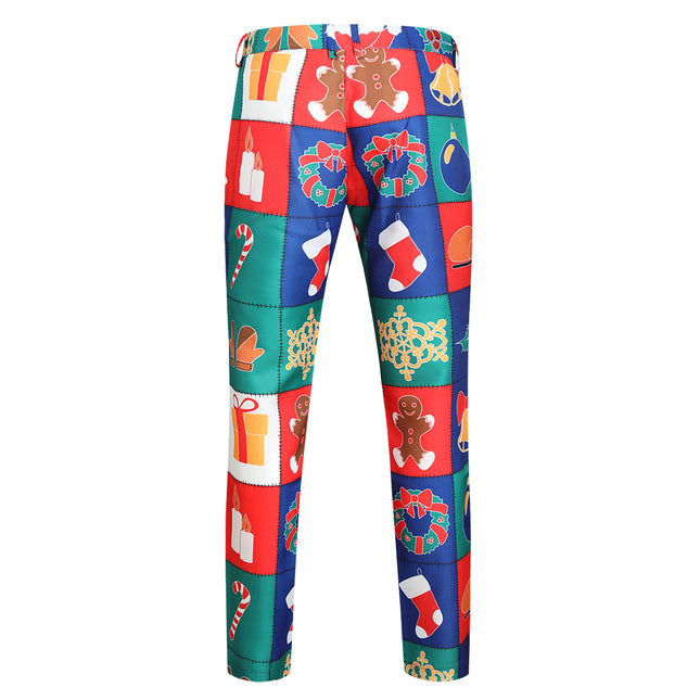 Men's Colorful Christmas Pants #XK33 - Pants | Multicolour / M