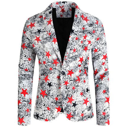Men's Star Trendy Suit #2TZ157 - Suits | Multicolour / M