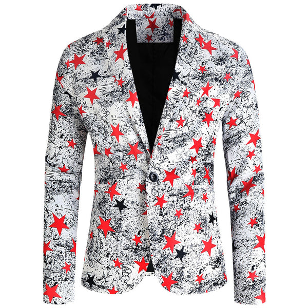 Men's Star Trendy Suit #2TZ157