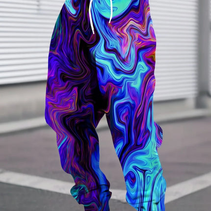 Men's Colorful Print Joggers #25630030 - Pants | Multicolour / S