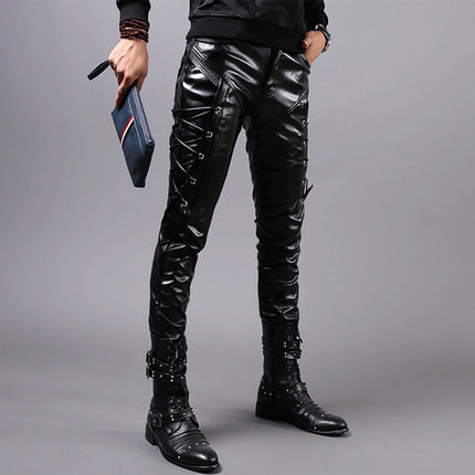 Men's Leather Pants #25625012 - Pants | Black / XS