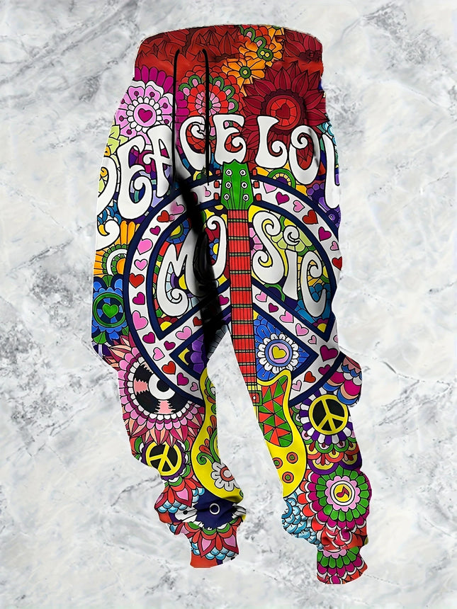Men's Stylish Printed Pants #25625008 - Pants | Multicolour / S