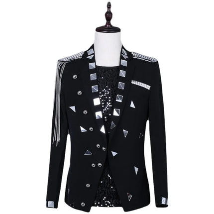 Men's Costume Tuxedo #S7031 - Blazers | Multicolour / XS