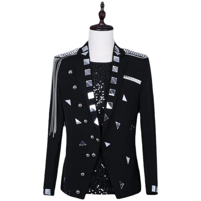 Men's Costume Tuxedo #S7031 - Blazers | Multicolour / XS