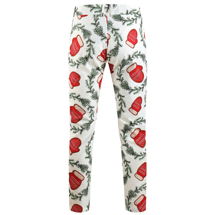 Men's Christmas Gloves Pants #XK651 - Pants | Multicolour / M