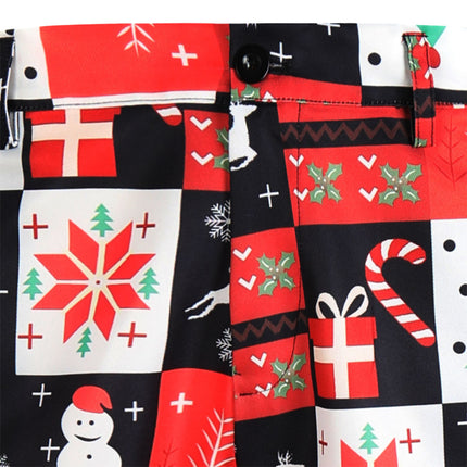 Men's Christmas Fashion Vest Suit #2TZMK622 - Suits | Multicolour / M