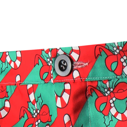 Men's Colorful Christmas Print Pants #XK45 - Pants | Multicolour / M