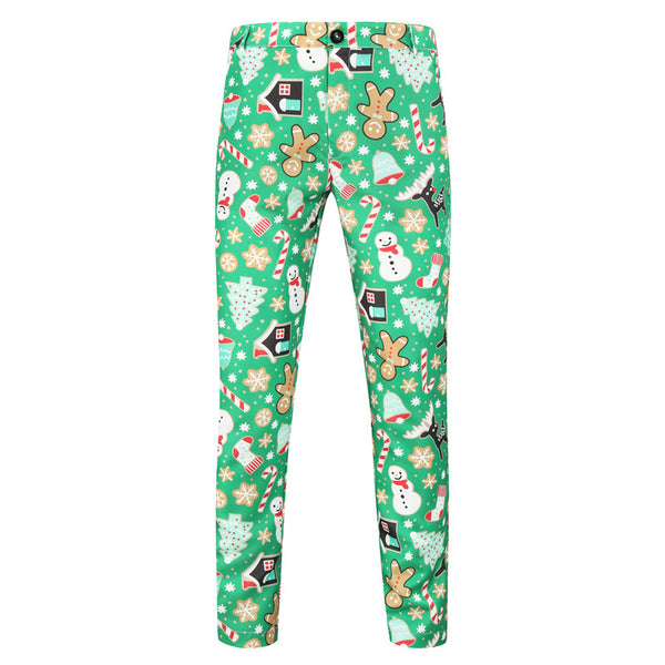 Men's Christmas Bright Printed Pants #XK31