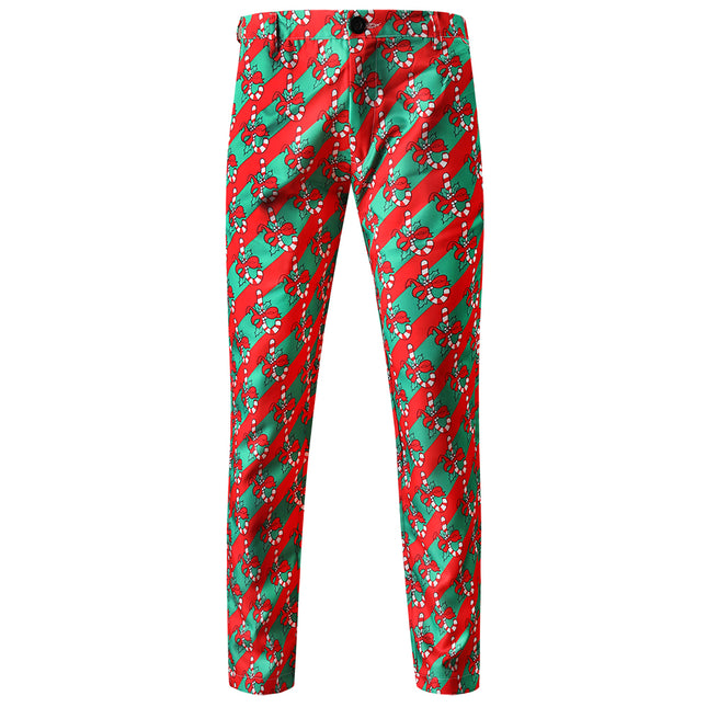 Men's Colorful Christmas Print Pants #XK45 - Pants | Multicolour / M
