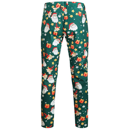 Men's Christmas Printed Pants #XK637 - Pants | Multicolour / M
