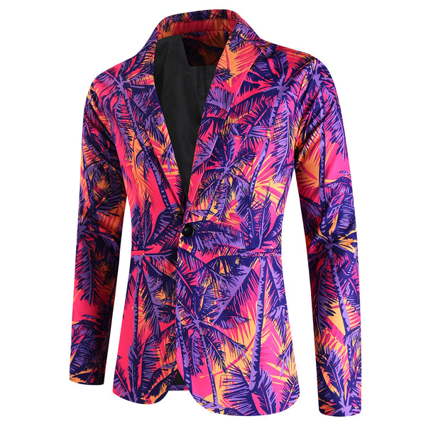 Men's Print Suit #2TZ2507