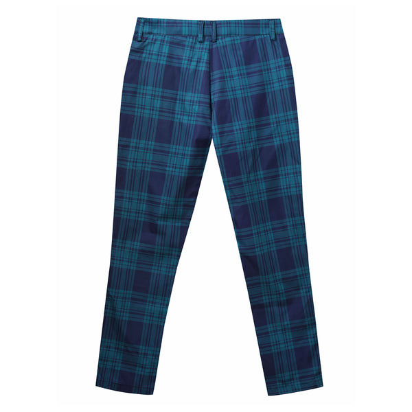 Men's Elegant Checked Pants #XK6030