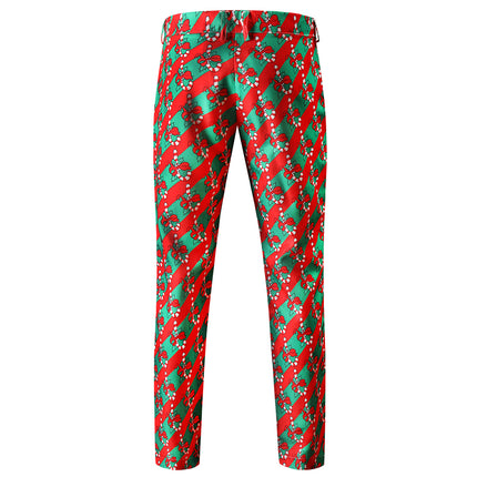 Men's Colorful Christmas Print Pants #XK45 - Pants | Multicolour / M