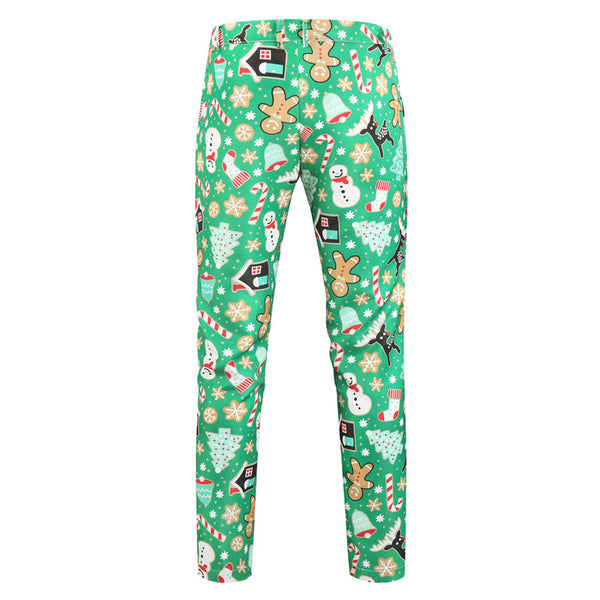 Men's Christmas Bright Printed Pants #XK31