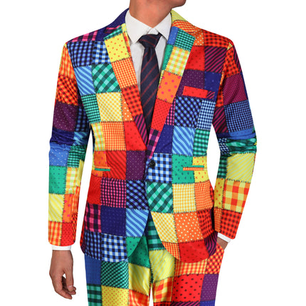 Men's Colorful Paisley Suit #2TZ