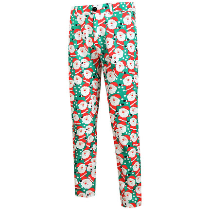 Men's Christmas Printed Pants #XK632 - Pants | Multicolour / M