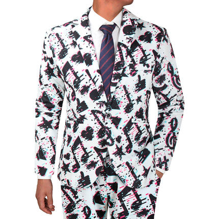 Men's Colorful Paisley Suit #2TZ